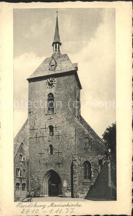 Rendsburg Schleswig-Holstein Marienkirche