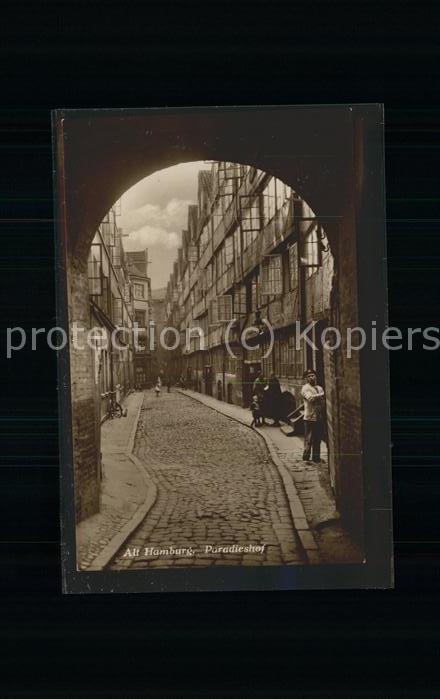 HAMBURG  CITY Paradieshof Alt Hamburg