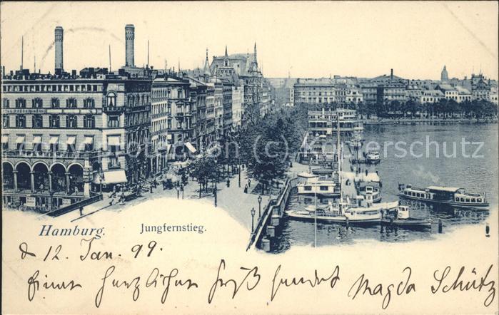 HAMBURG  CITY Jungfernstieg