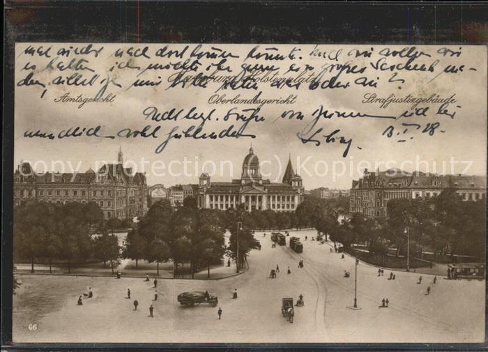 HAMBURG  CITY Holstenplatz Oberlandesgericht Strafjustizgebaeude