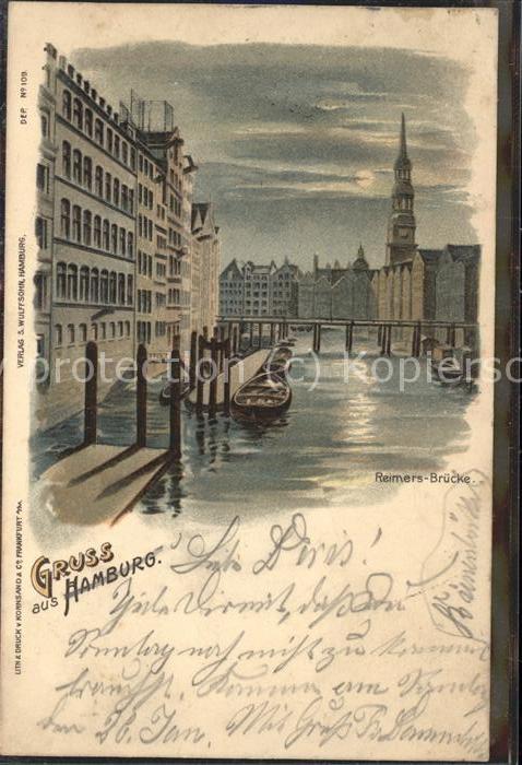 HAMBURG  CITY Reimersbruecke