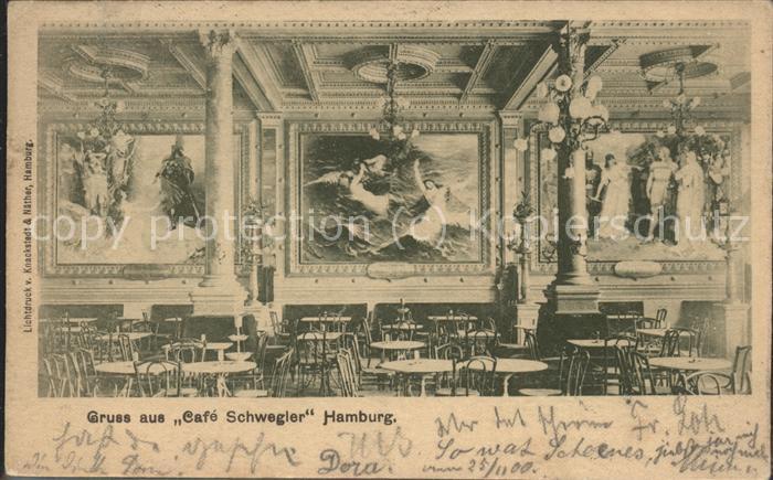 HAMBURG  CITY Cafe Schwegler Gastraum