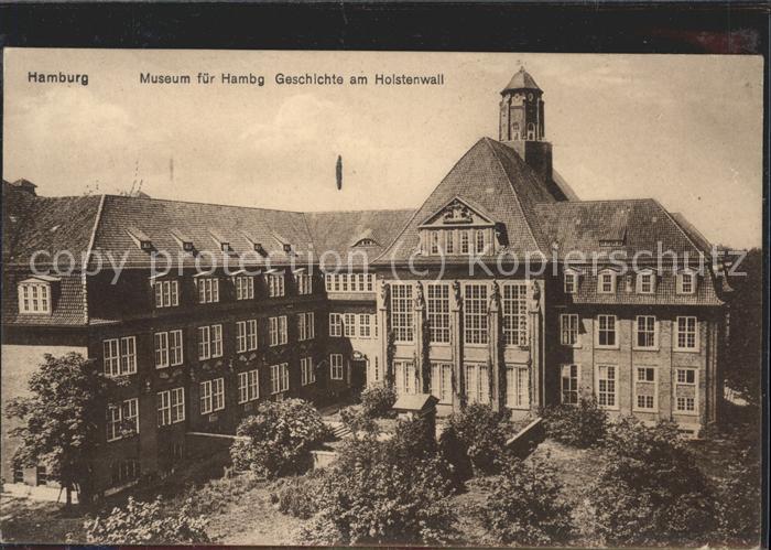 HAMBURG  CITY Museum fuer Hamburg Geschichte am Holstenwall