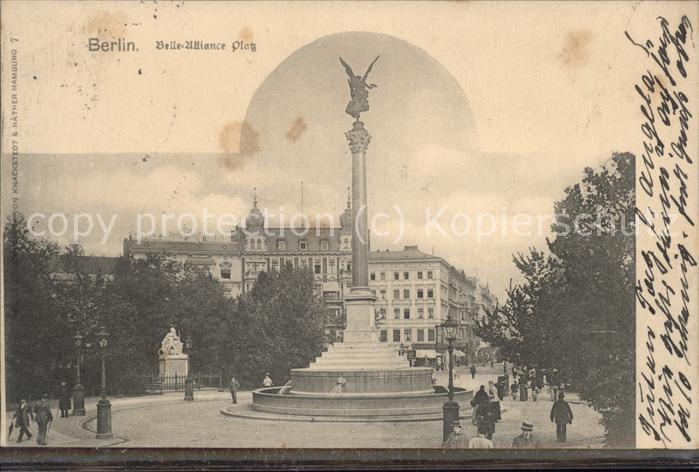 BERLIN  CITY Belle Alliance Platz Siegessaeule