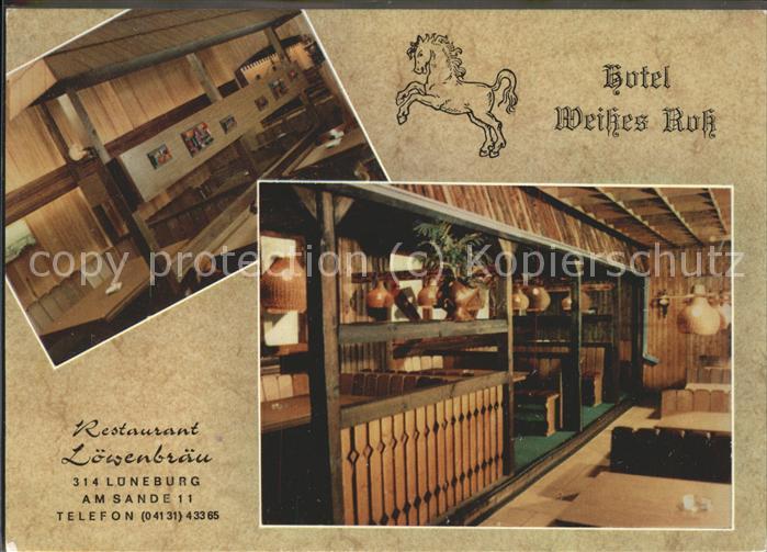 LueNEBURG  CITY Restaurant Loewenbraeu Hotel Weisses Ross