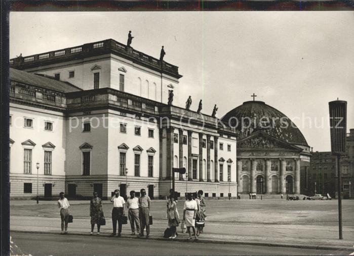 BERLIN  CITY Bebelplatz Staatsoper Hedwigskirche
