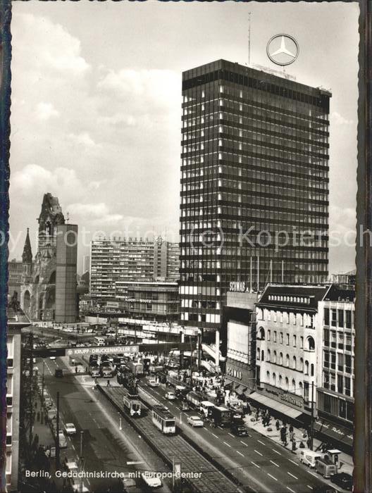 BERLIN  CITY Gedaechtniskirche mit Europacenter