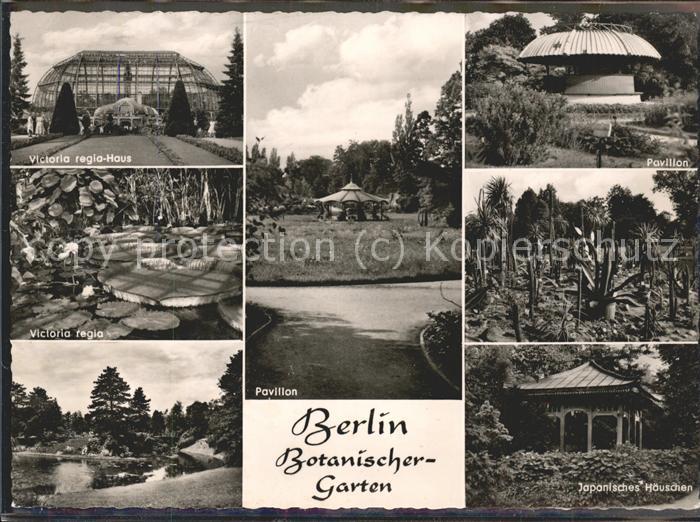 BERLIN  CITY Botanischer Garten Pavillon Japan Haeuschen Teilansichten