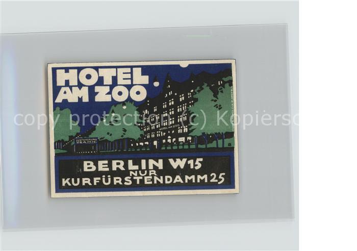 BERLIN  CITY Hotel am Zoo