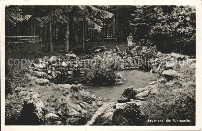 Winterberg Hochsauerland Ruhrquelle