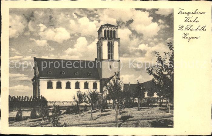 Hagen Westfalen Franziskanerkirche St Elisabeth