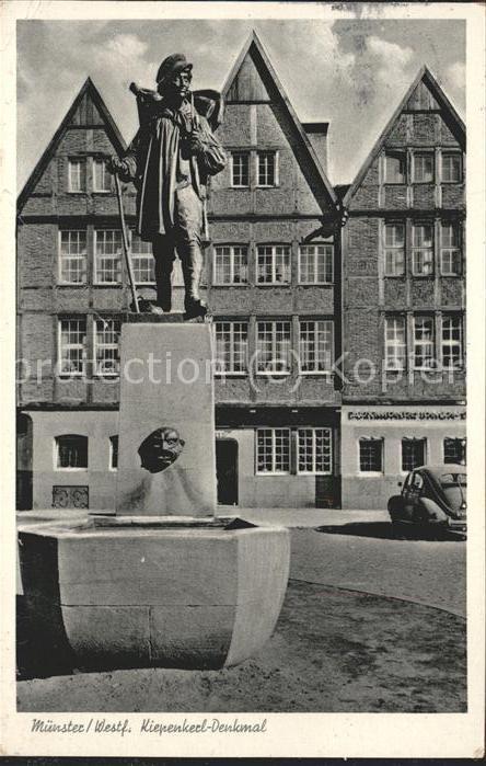 Muenster Westfalen Kiepenkerl Denkmal