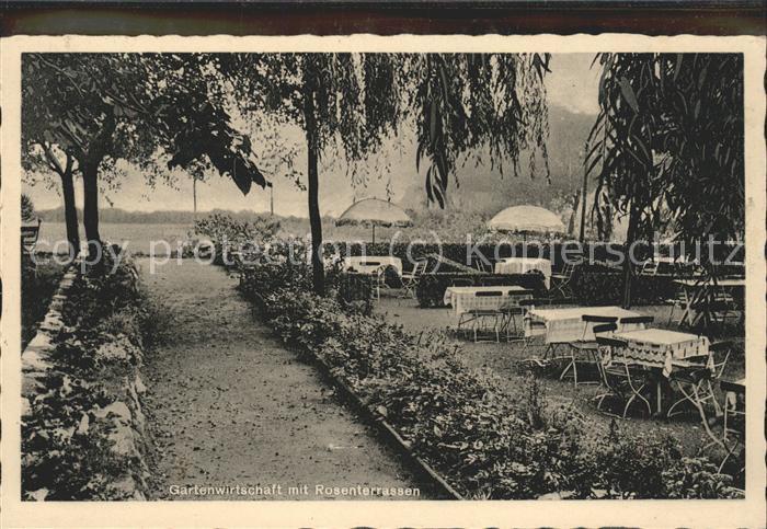 Langern Lippe Gartenwirtschaft mit Rosenterrassen