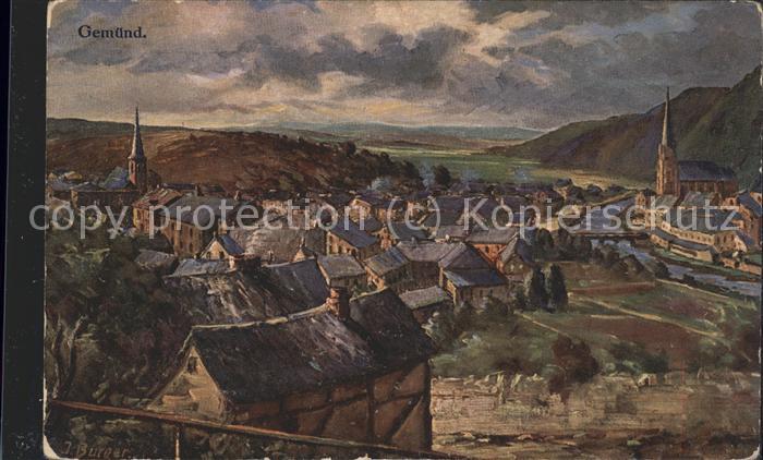 Gemuend Eifel Panorama Feldpost