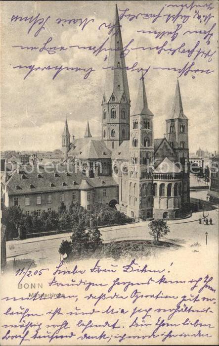 Bonn Rhein Münsterkirche