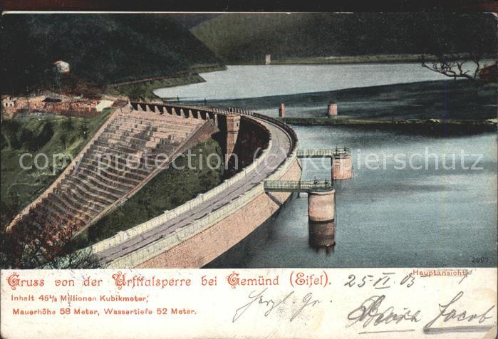 Gemuend Eifel Urfttalsperre