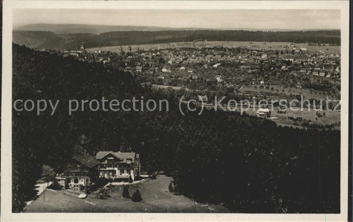 FREUDENSTADT BW Waldhotel Stockinger Fliegeraufnahme Panorama