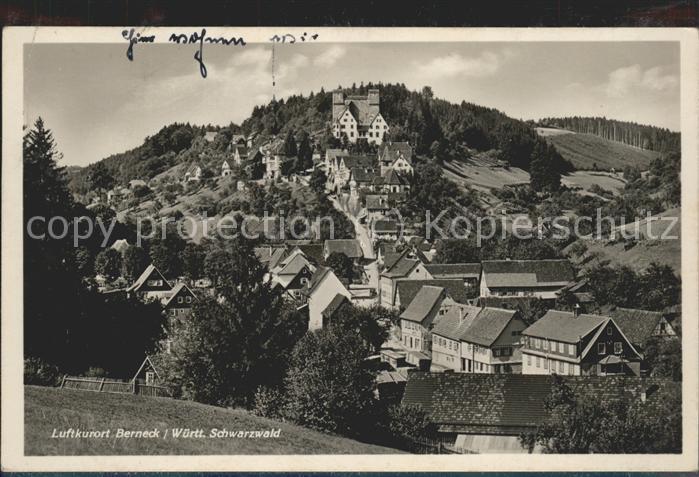 Berneck Altensteig Panorama
