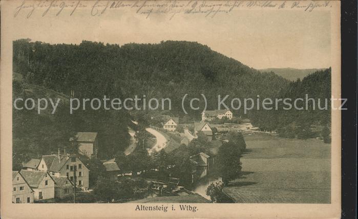 Altensteig Wuerttemberg Ortsansicht
