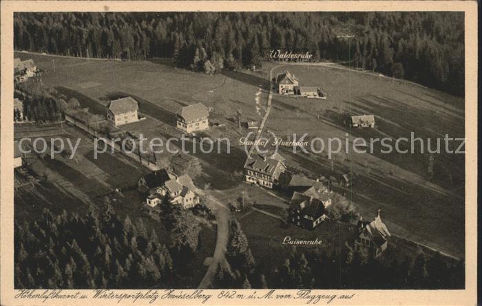 Zwieselberg Freudenstadt Fliegeraufnahme Gasthof Auerhahn