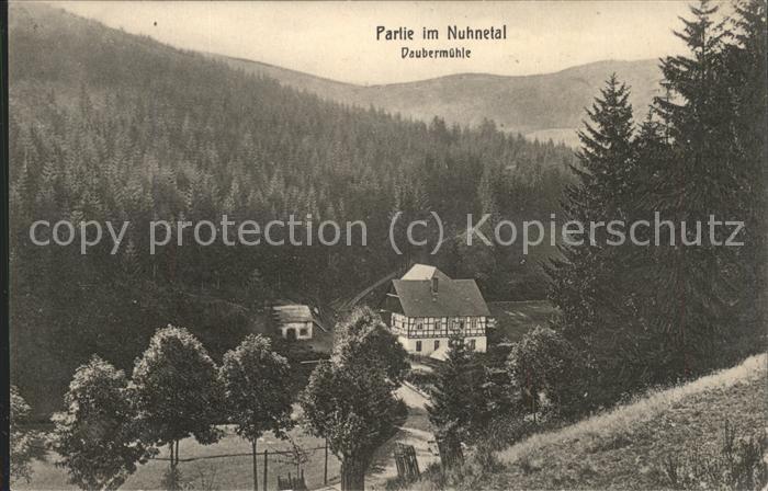 Winterberg Hochsauerland Daubermühle im Nuhnetal