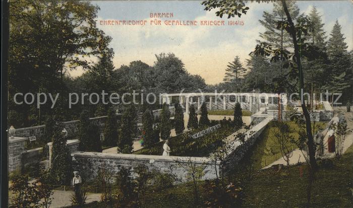 Barmen Wuppertal Ehrenfriedof
