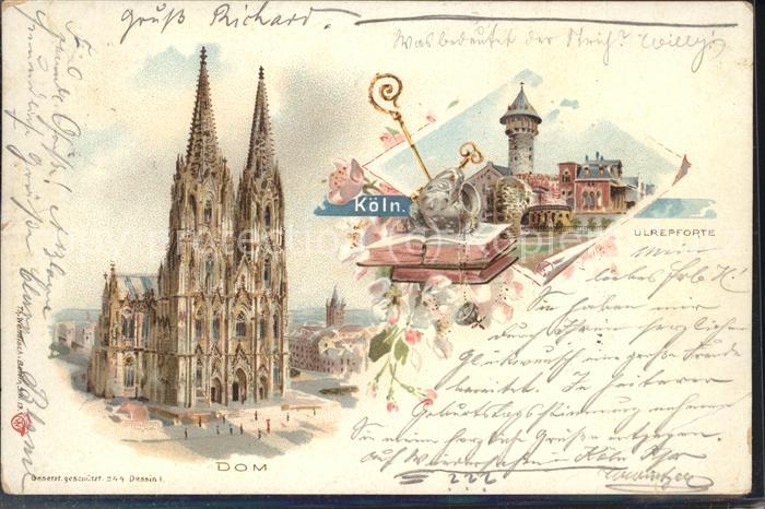 Koeln Rhein Dom Ulrepforte