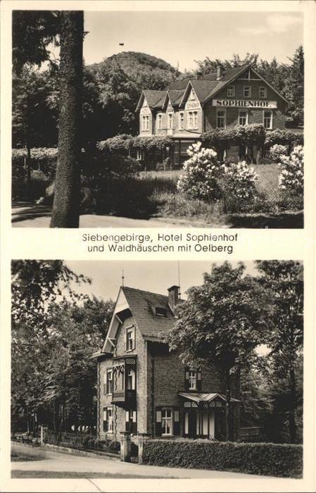 Koenigswinter Siebengebirge Hotel Sophienhof und Wald