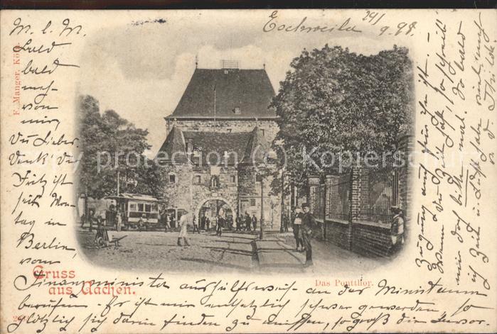 AACHEN NRW Das Pontthor