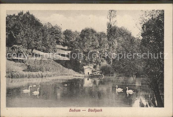 BOCHUM  CITY Stadtpark Schwanenteich