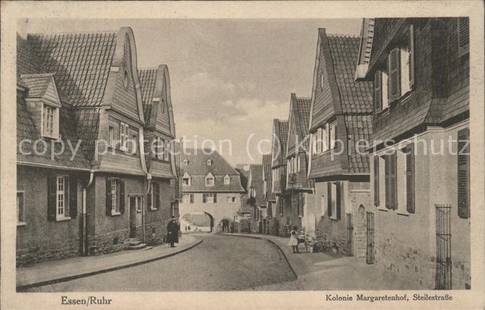 Essen Ruhr Kolonie Margarethenhof Steilestrasse Fe