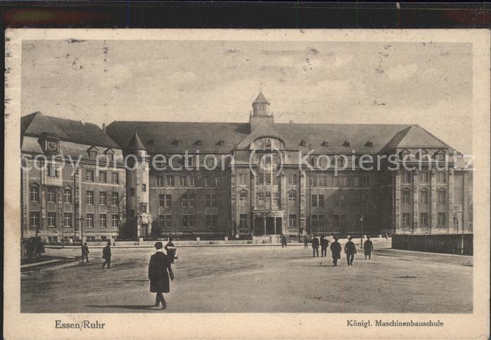 Essen Ruhr Kgl Maschinenbauschule Feldpost