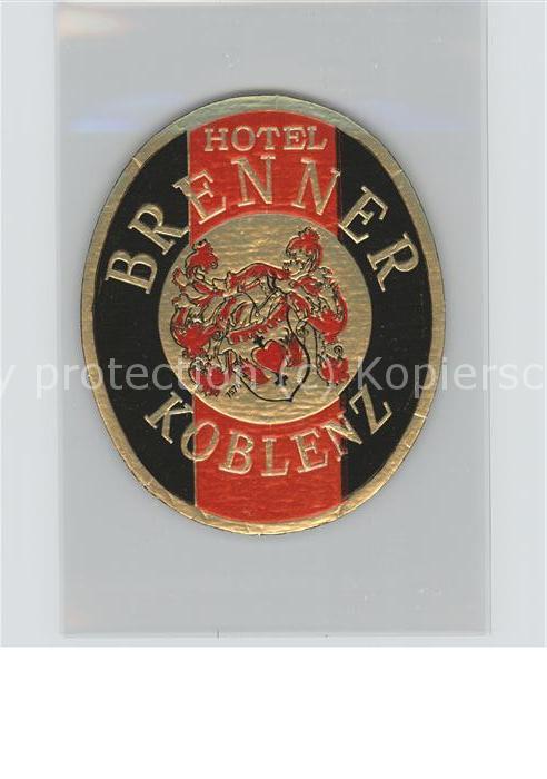 Koblenz Rhein Emblem Hotel Brenner