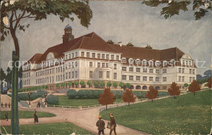 Ravensburg Wuerttemberg Gymnasiums-u.Oberrealschule-Neubau