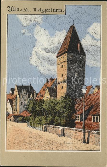 Ulm Donau Metzgerturm