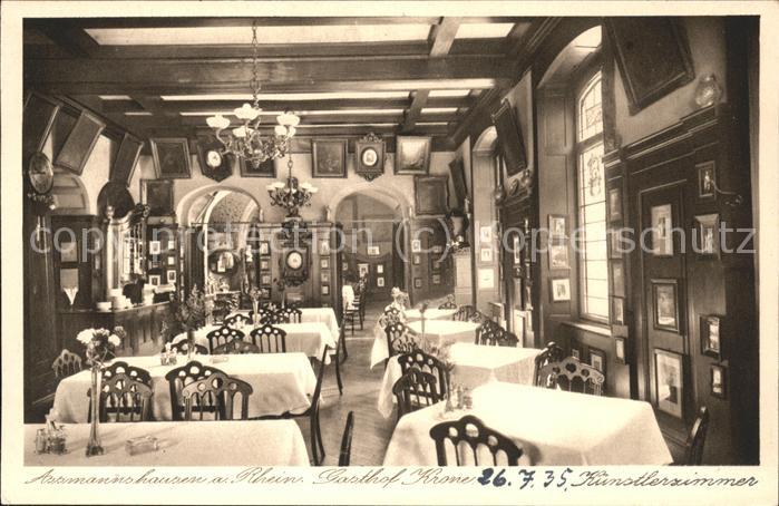 Assmannshausen Künstlerzimmer im Gasthof Krone