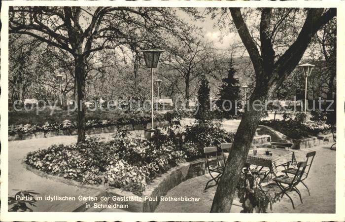 Schneidhain Taunus Im Garten von der Gaststätte Paul Rothe