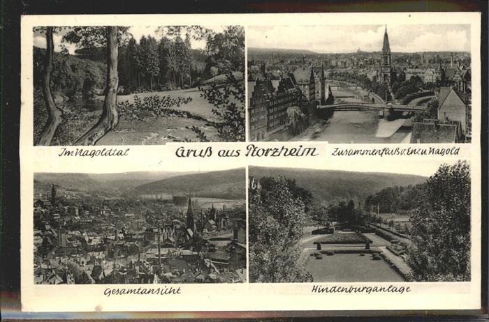 Pforzheim mit Hindenburganlage