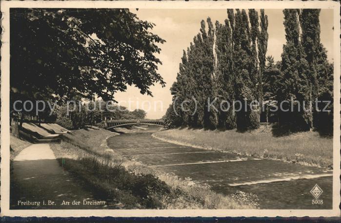 Freiburg Breisgau Partie an der Dreisam