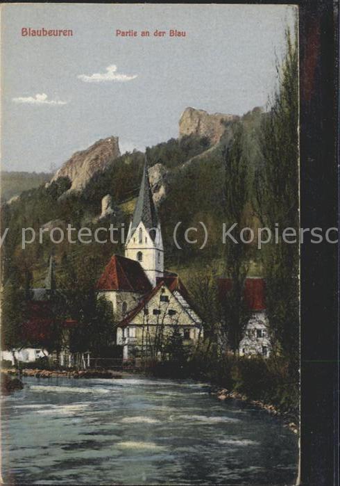 Blaubeuren Partie an der Blau