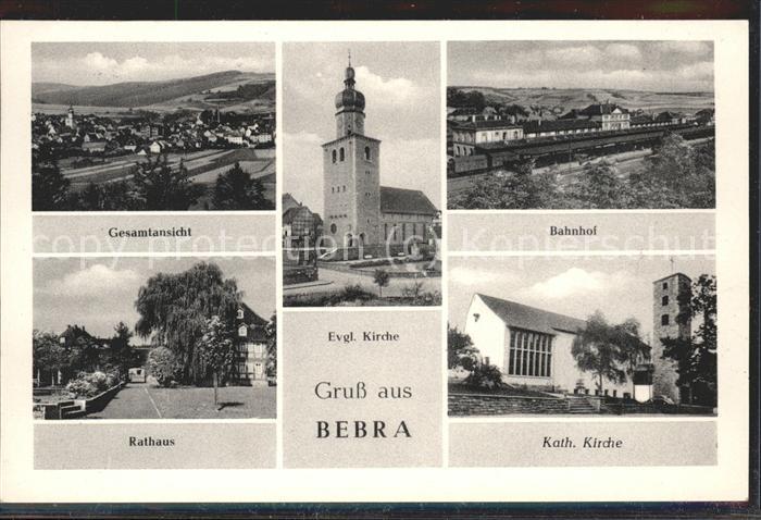 Bebra Bahnhof u.Rathaus