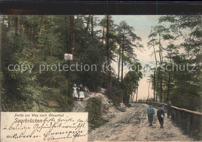 SAARBRueCKEN Saarland Partie am Weg nach Ehrental