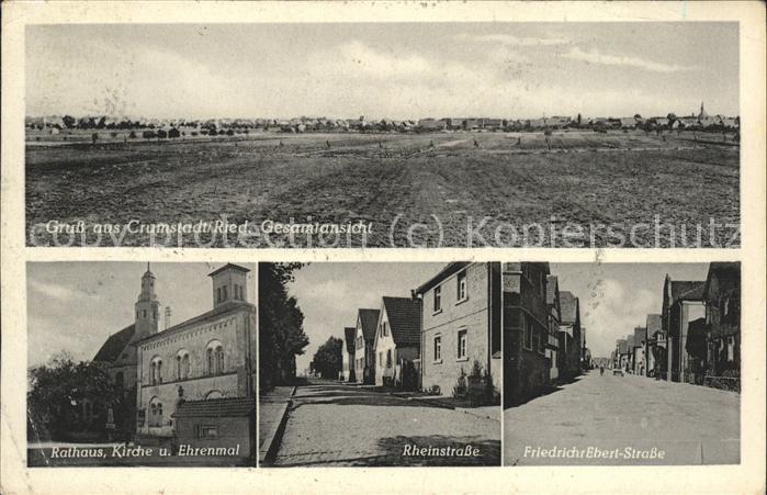 Crumstadt Hessen Rhein-u.Friedrich-Ebert-Strasse