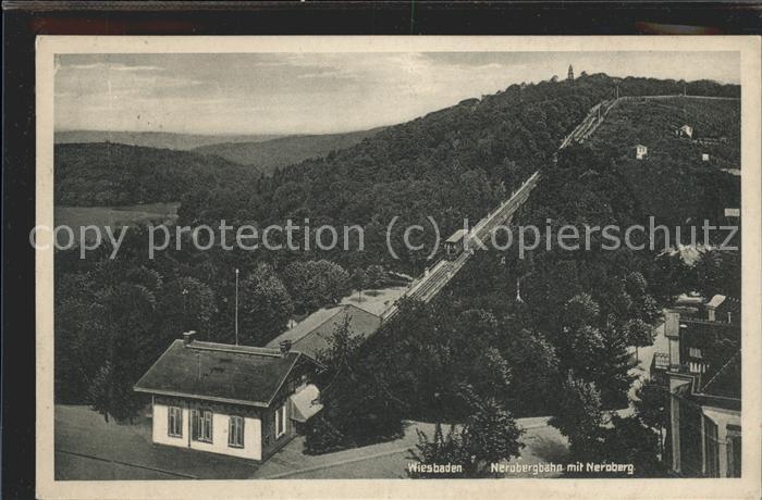 Wiesbaden Nerobergbahn mit Neroberg