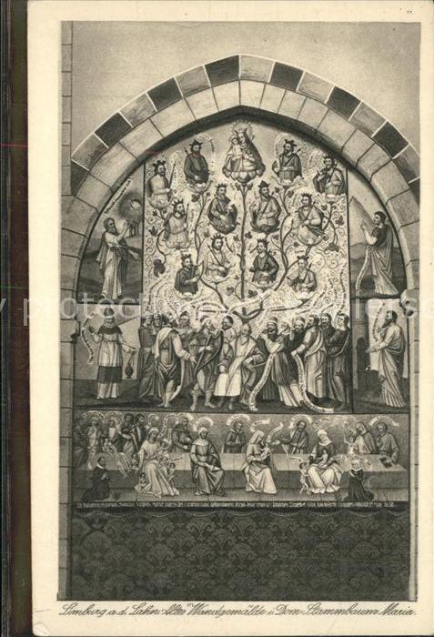 Limburg Lahn Wandgemälde im Dom