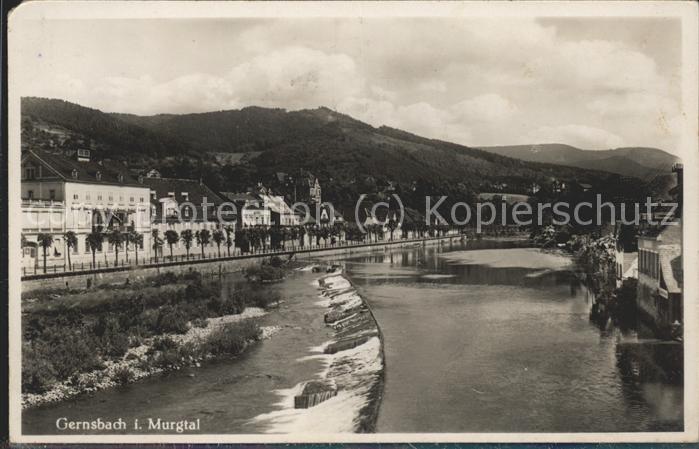 Gernsbach mit sauberem Werbestempel