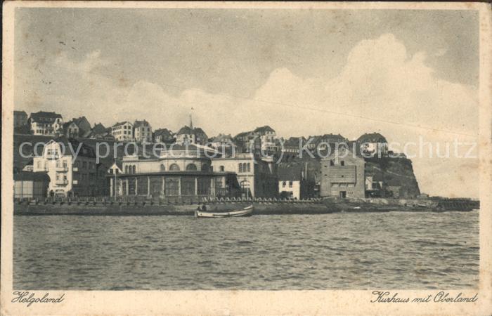 HELGOLAND Insel Schleswig-Holstein Kurhaus mit Oberland