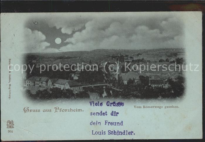 Pforzheim Blick vom Römerweg