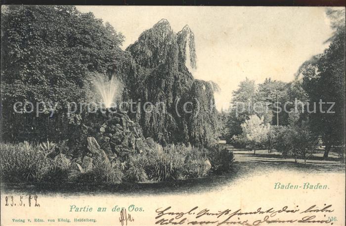 BADEN-BADEN BW Partie an der Oos