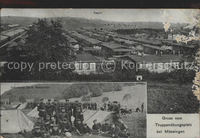Muensingen BW Truppenuebungsplatz mit Lager